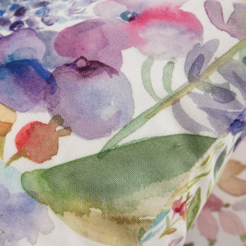 Laura Ashley Hydrangea Outdoor Cushion Purple Cambridge