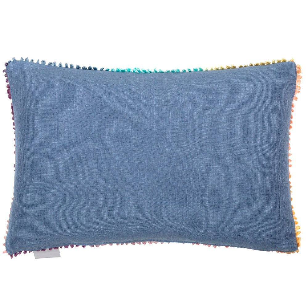 Laura Ashley Lady Amherst Printed Feather Cushion Linen