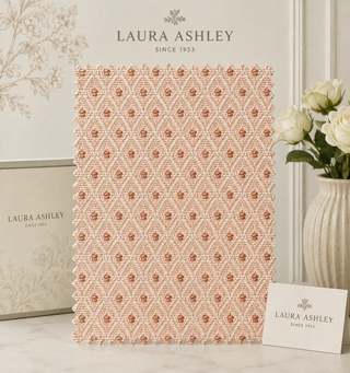 LAURA ASHLEY Melbreak Geo Light Natural Fabric