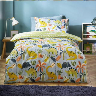 Laura Ashley Little Dinos Scandi Duvet Cover Set Blue