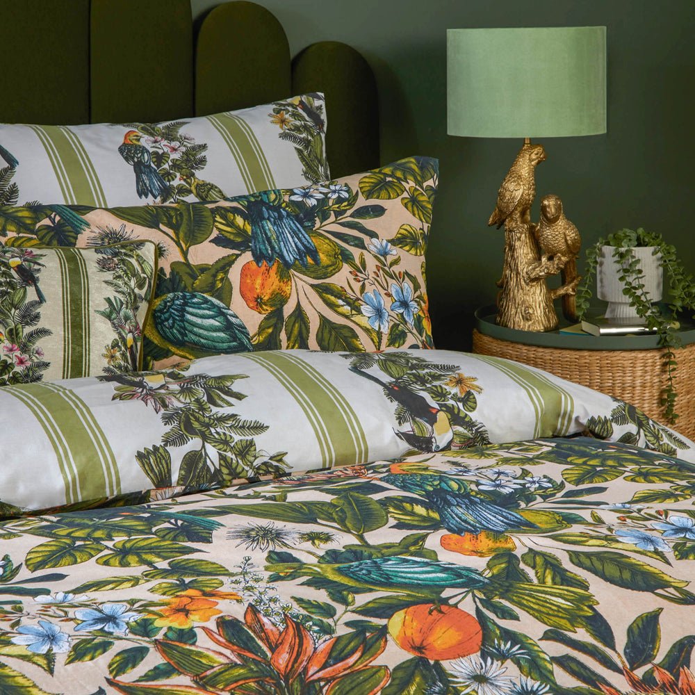 Leilani Printed Floral Duvet Cover Set by Laura Ashley