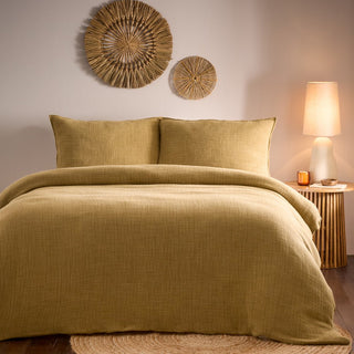 Ribble Acid Washed Duvet Cover Set by Laura Ashley