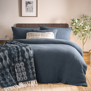Ribble Acid Washed Duvet Cover Set by Laura Ashley