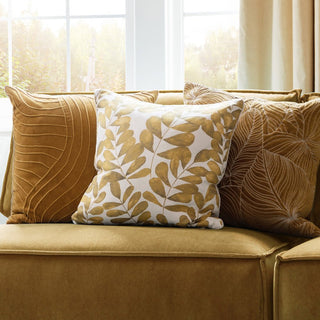 Laura Ashley Athorn Printed Feather Cushion Fern