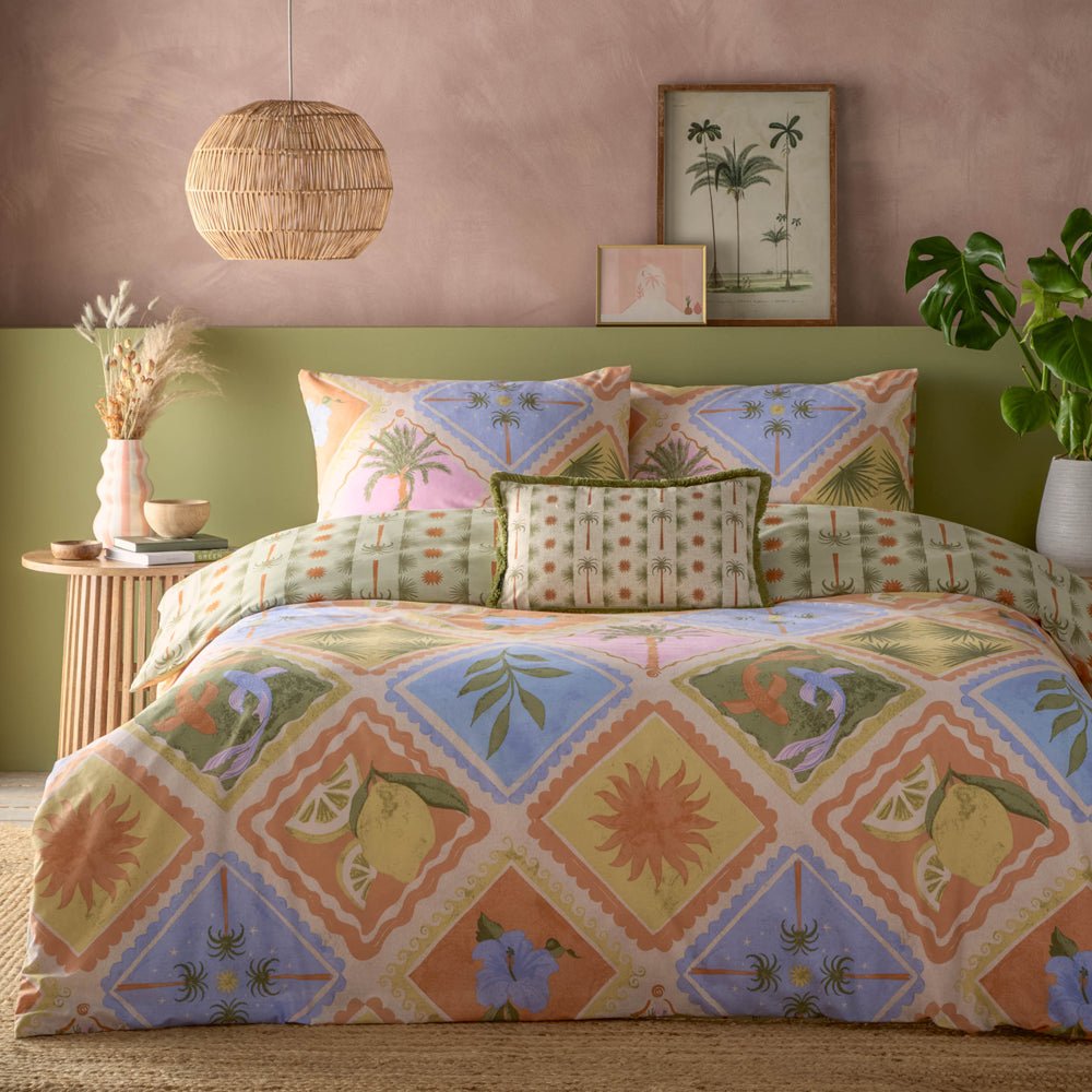 Tropicala Printed Duvet Cover Set by Laura Ashley