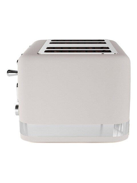 Laura Ashley Dove Grey 4 Slice Toaster