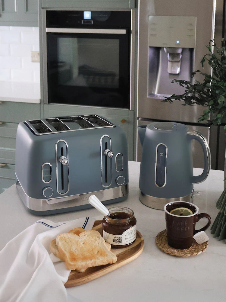 Laura Ashley Dark Slate 4 Slice Toaster