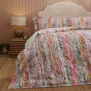 Laura Ashley Whimsical Tale Printed Duvet Cover Set Blush