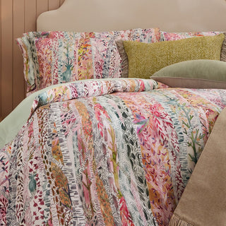 Laura Ashley Whimsical Tale Printed Duvet Cover Set Blush