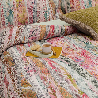 Laura Ashley Whimsical Tale Printed Duvet Cover Set Blush