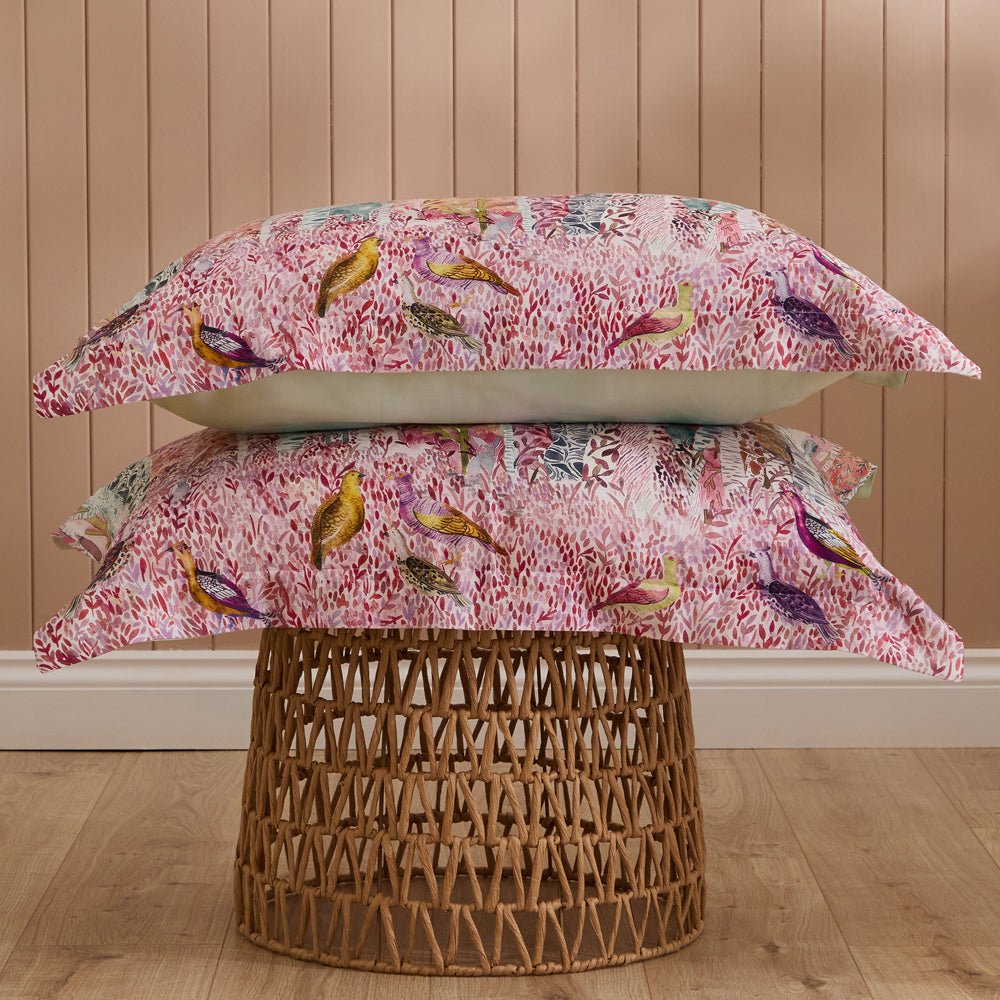 Whimsical Tale Oxford Edge Pillowcase Pair by Laura Ashley