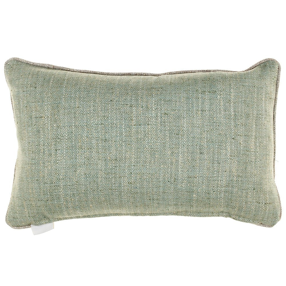 Laura Ashley Wilderness Printed Feather Cushion Topaz