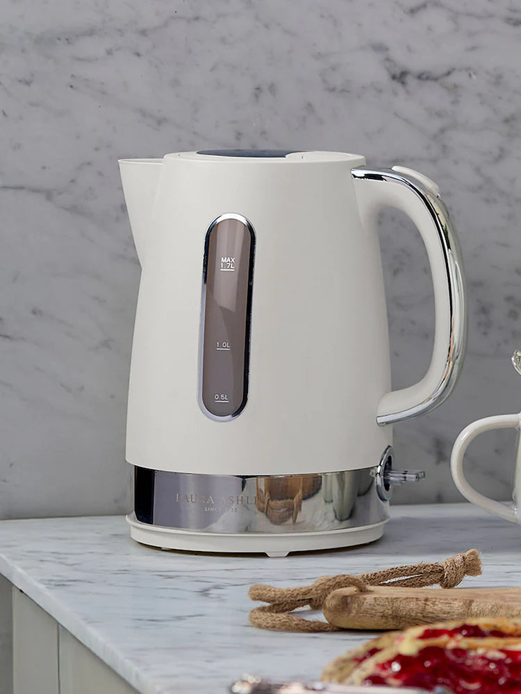 Laura Ashley Cotton White Jug Kettle 1.7L
