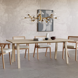 A Line 8-10 Seat Rectangle Laura Ashley UK Wooden Extendable Dining Table | Oak