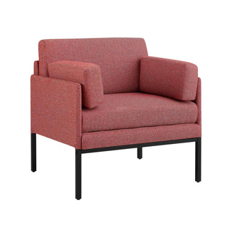 Ada Accent Chair - Berry Chevron – Black & Feather