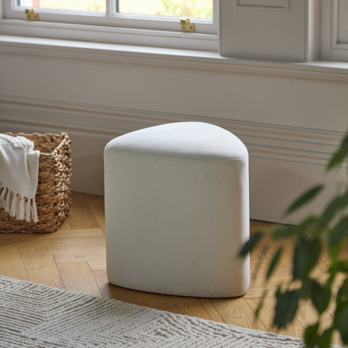 Alder Footstool Laura Ashley UK - Ivory