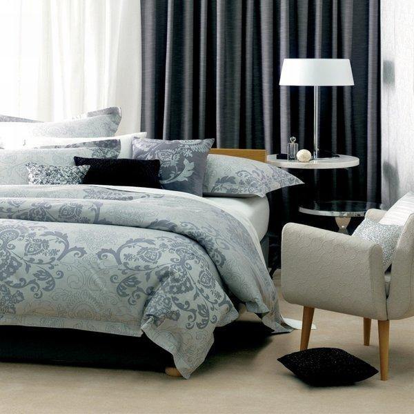 Allesandro Duvet Cover Set - Grey – Laura Ashley