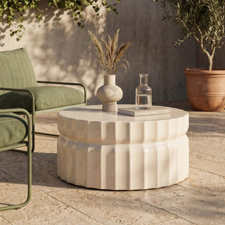 Amara Round Coffee Table | Porcelain Cream – Laura Ashley