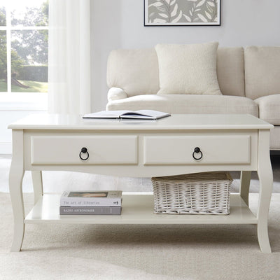 Amelie Coffee Black & Feather Table - Stone