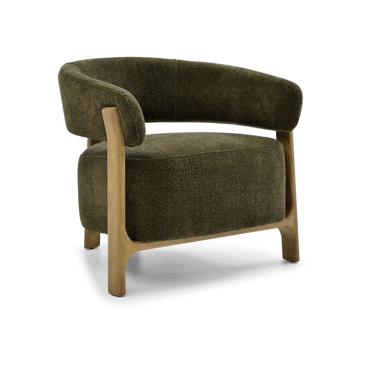 Amos Olive LauraAshley Chenille Accent Chair