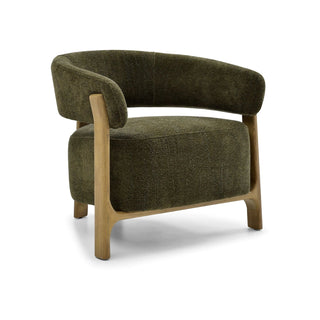 Amos Olive LauraAshley Chenille Accent Chair