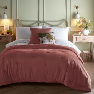 Appletree Austell Velvet Bedspread - Pink – Laura Ashley