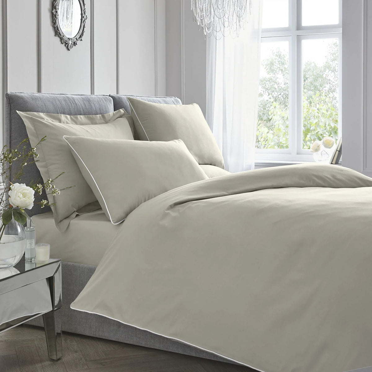 Appletree Boutique 200TC Duvet Cover Set - Silver – Laura Ashley UK