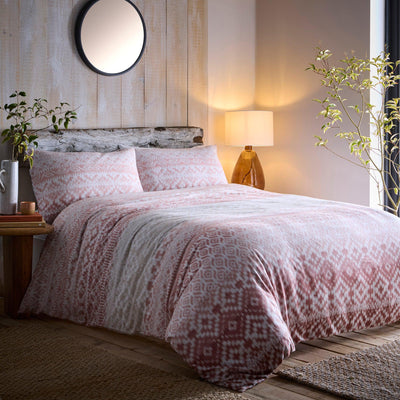 Appletree Hygge Bergen Duvet Laura Ashley Cover Set - Terracotta
