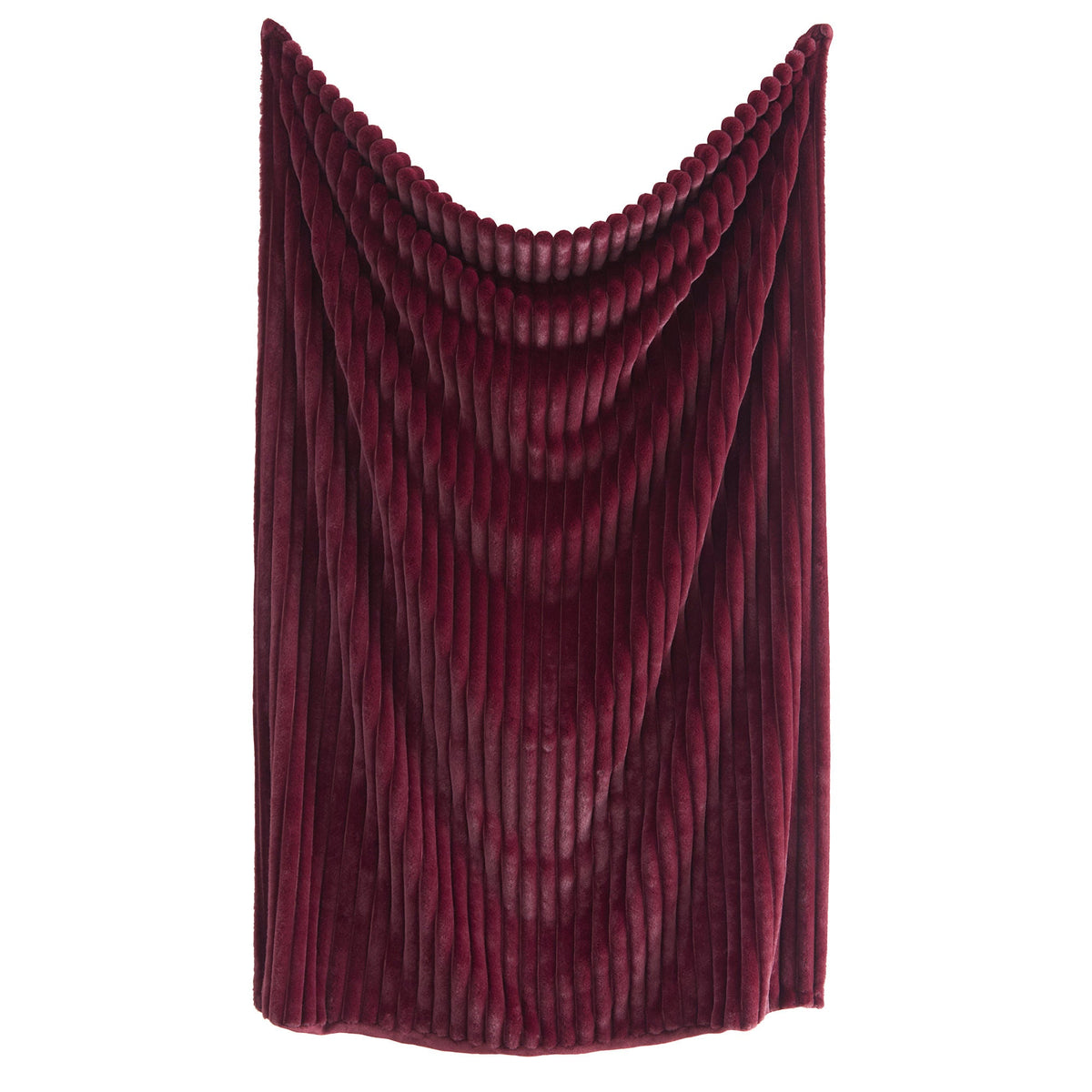 Appletree Hygge Morritz Faux Fur Throw - Burgundy – Laura Ashley UK