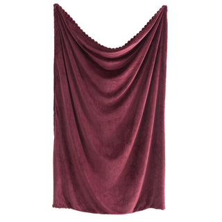 Appletree Hygge Morritz Faux Fur Throw - Burgundy – Laura Ashley UK