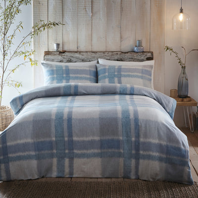 Appletree Hygge Verbier Duvet Laura Ashley UK Cover Set - Blue