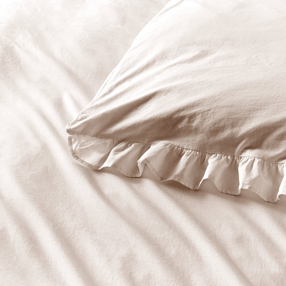 Appletree Loft Cassia Frill Duvet Cover Set - Natural – Laura Ashley