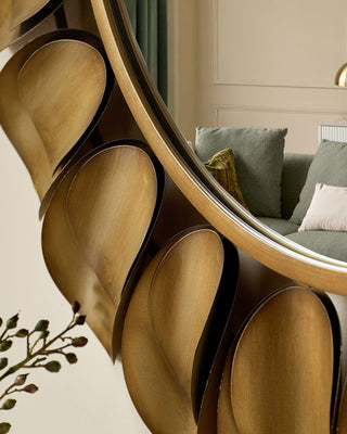 Arani gold round wall mirror – Laura Ashley