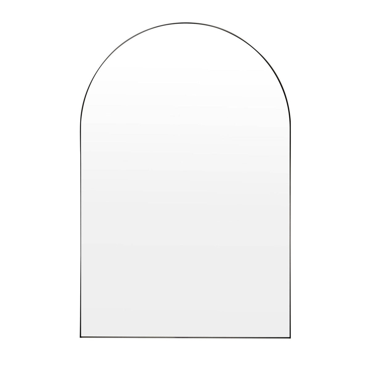 Arched Wall Mirror - Black – Feather & Black