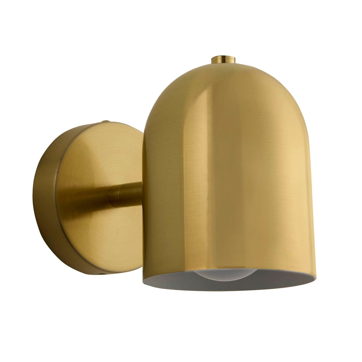 Arden LED Rechargeable Feather & Black Wall Light - Gold