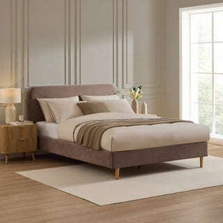 Ascot Bed Frame - Taupe – Black & Feather