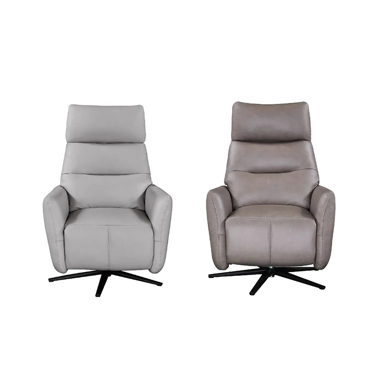 Aveline Leather Swivel Lift & Recliner Chair – Grey or Taupe – LauraAshley