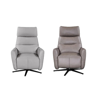 Aveline Leather Swivel Lift & Recliner Chair – Grey or Taupe – LauraAshley