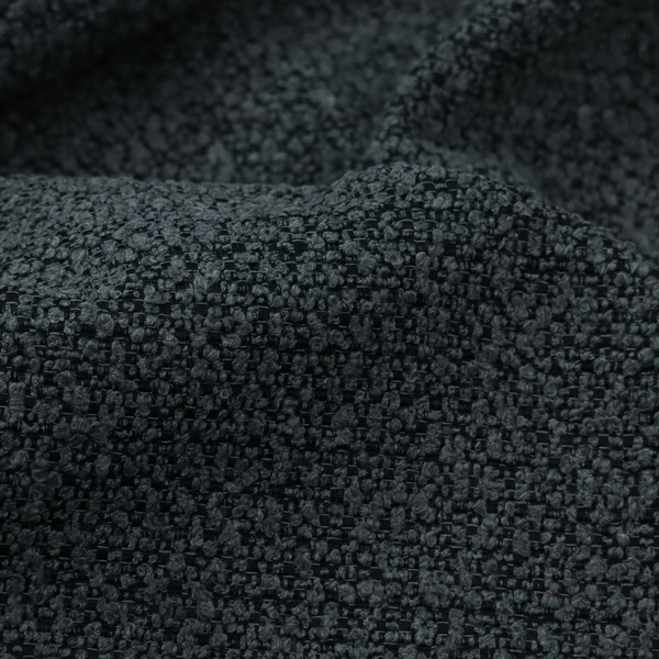 Balmoral Hard Wearing Boucle Upholstery Fabric Charcoal Colour CTR-1835 – Laura Ashley