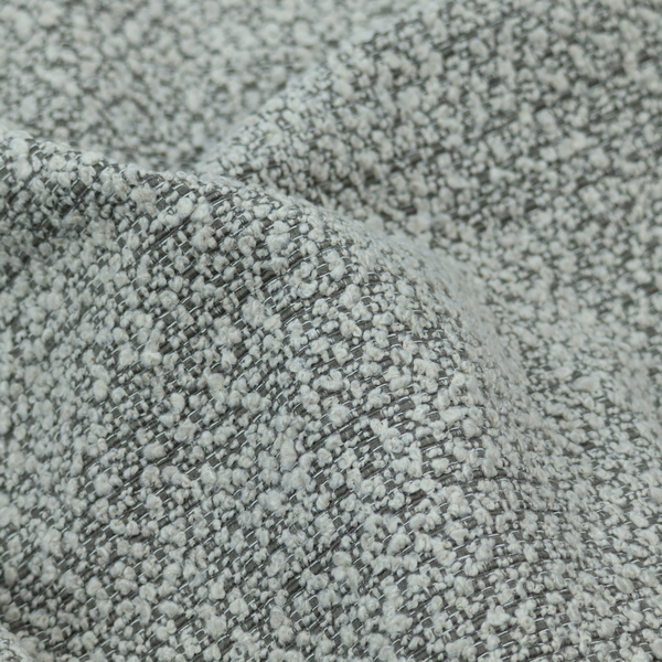 Balmoral Hard Wearing Boucle Upholstery Laura Ashley LA Fabric Fossil Grey Colour CTR-1622