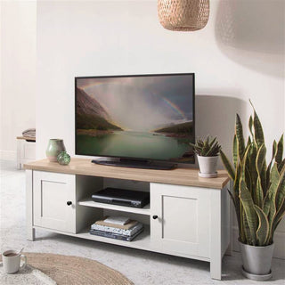 Bampton - White TV Unit
