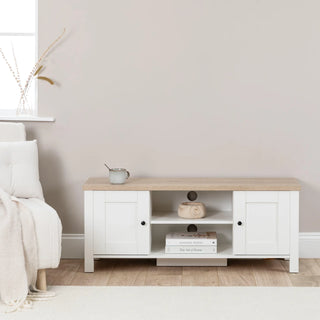 Bampton - White TV Unit