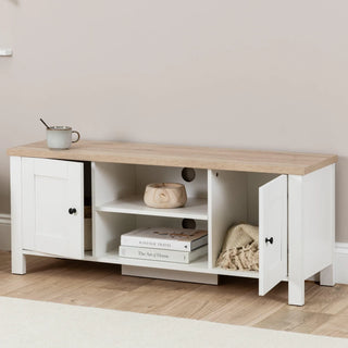 Bampton - White TV Unit