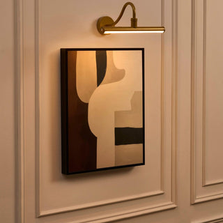 Bar LED Rechargeable Wall Light - Gold – Black & Feather