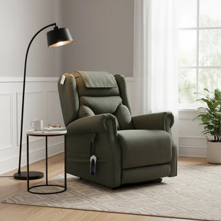 Berkshire Olive Dual or Quad Laura Ashley Motor Lift & Tilt Recliner Chair