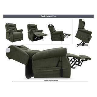 Berkshire Olive Dual or Quad Laura Ashley Motor Lift & Tilt Recliner Chair