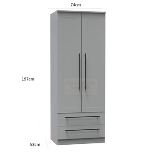 Beverly 2 Door Laura & Ashley 2 Drawer Wardrobe
