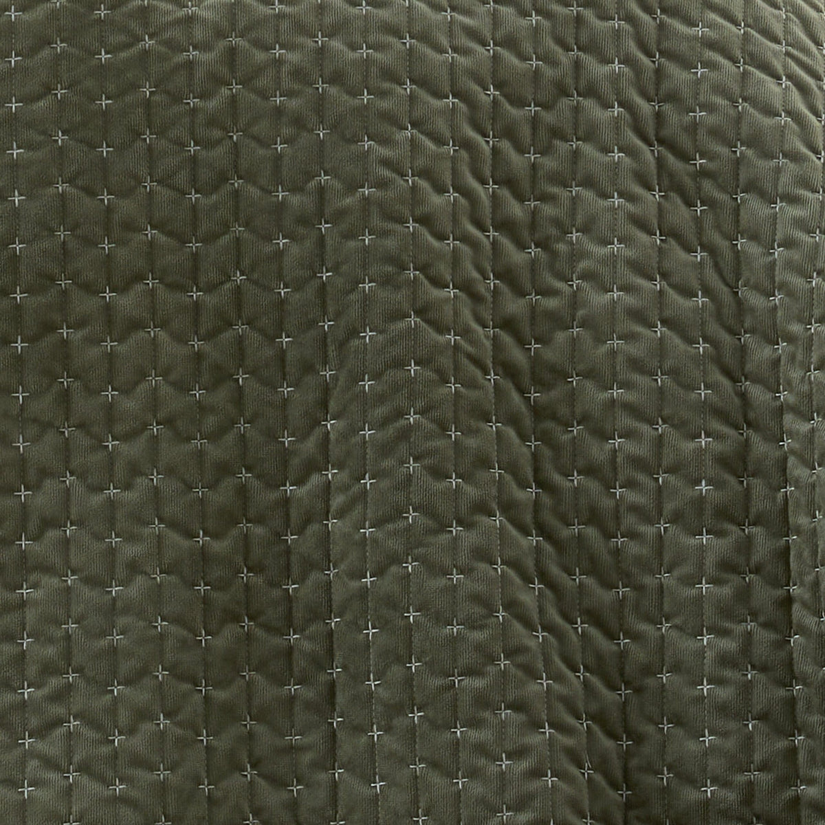 Bianca Attica Velvet Laura Ashley UK Bedspread - Green