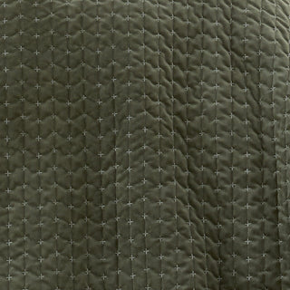 Bianca Attica Velvet Laura Ashley UK Bedspread - Green