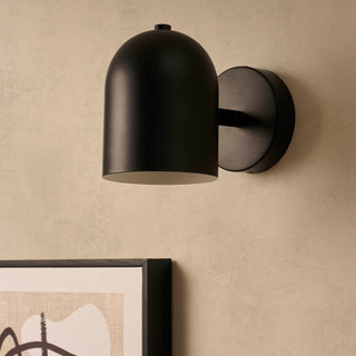 Black & Feather Arden LED Rechargeable Wall Light - Black